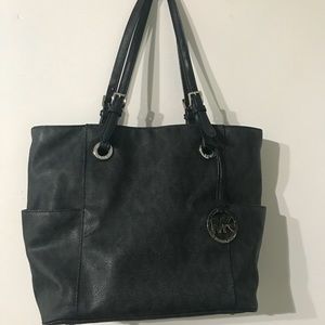 Michael Kors Monogramed Black Purse